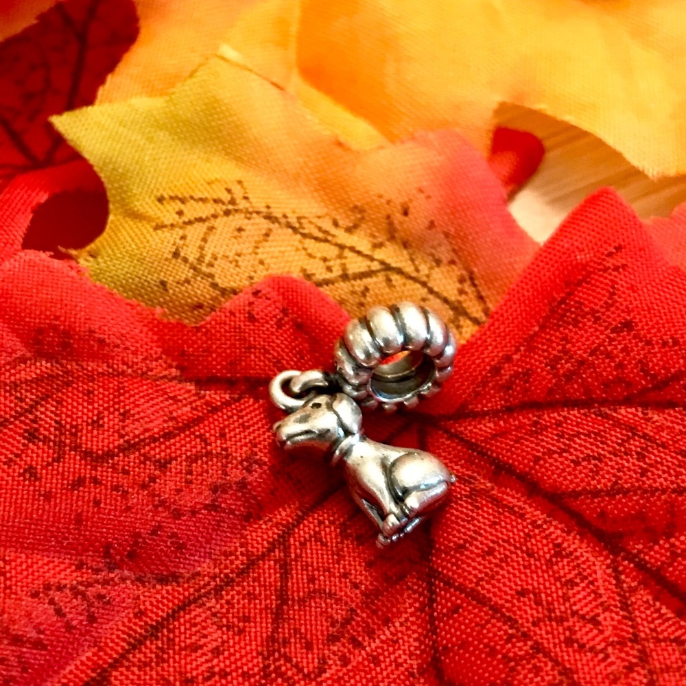 Pandora Silver Dog Charm